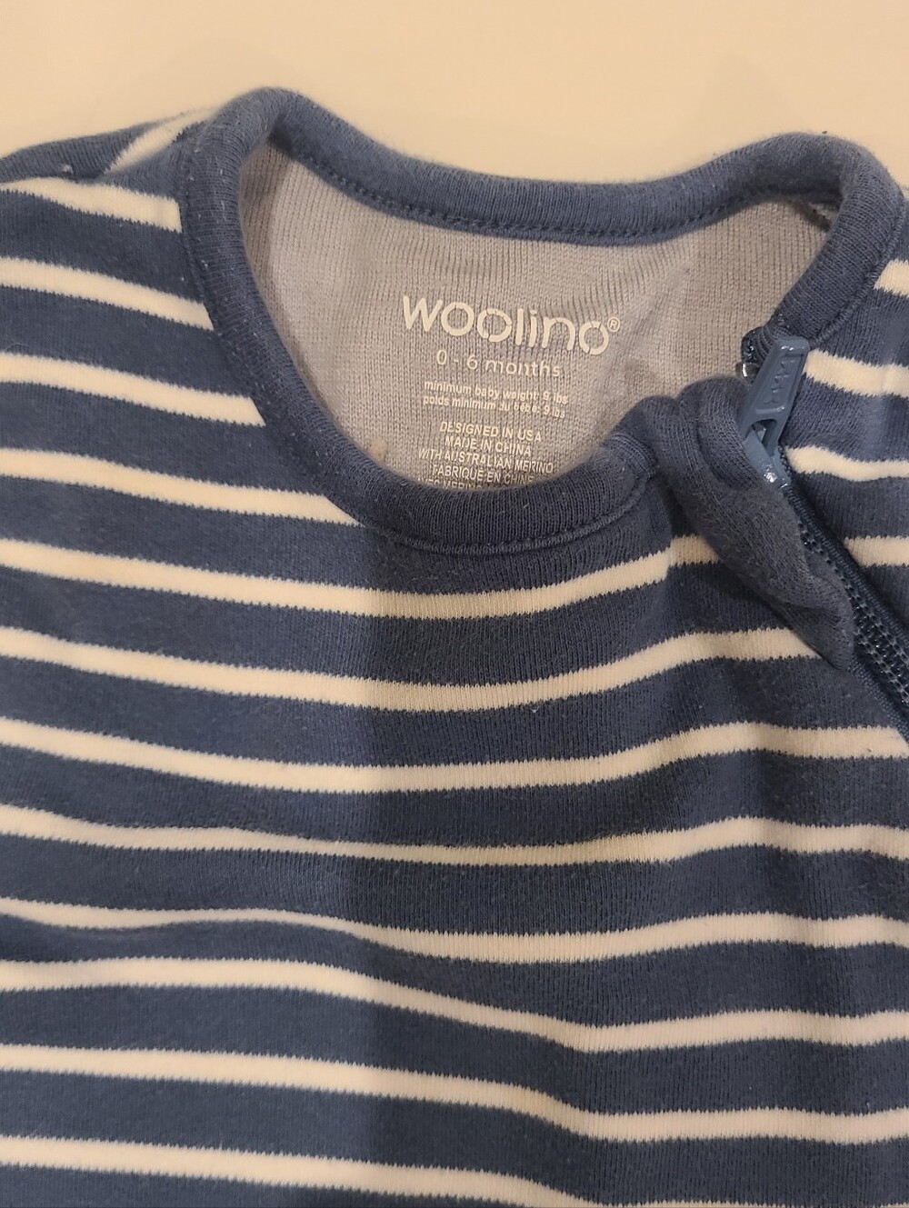 woolino 0-6 month sleepsack - Picture 3 of 3